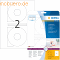 HERMA - CD-Etiketten weiß Durchmesser 116mm Special A4 VE=50 Stück
