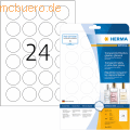 HERMA - Etiketten 40 mm rund transparent klar Folie glänzend 600 Stück