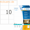 HERMA - Versandetiketten wetterfest weiß 99,1x57mm Special A4 VE=250 Stück