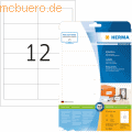 HERMA - Etiketten weiß 96,5x42,3mm Premium A4 VE=120 Stück