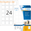 HERMA - Etiketten weiß 40x40mm QR-Code deckend A4 VE=600 Stück