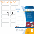 HERMA - Etiketten weiß 80x40mm QR-Code deckend A4 VE=300 Stück