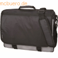 Lightpak - Messengerbag Wave 46x35x12cm Polyester schwarz/grau