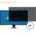 Kensington - Blickschutzfilter Standard 23 Zoll 16:9 2-fach abnehmbar schwarz