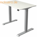 Kerkmann - Kompakttisch Move 1 elektr. höhenverstellbar BxTxH 100x60cm -123cm weiß/silber