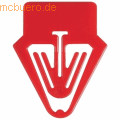 Laurel - Kartenreiter 40mm VE=10 Stück rot