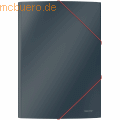 Leitz - Eckspannermappe Cosy A4 Karton grau