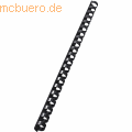 Leitz - Plastikbinderücken A4 21 Ringe 12mm schwarz VE=100 Stück