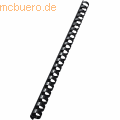Leitz - Plastikbinderücken A4 21 Ringe 14mm schwarz VE=100 Stück