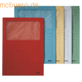 Leitz - Sichtmappe A4 160g/qm Karton farbig sortiert
