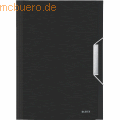 Leitz - Projektmappe Style A4 PP 6 Fächer satin schwarz