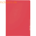 Leitz - Sichthüllen A4 0,13mm genarbt rot