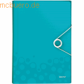 Leitz - Projektmappe Wow A4 PP 6 Fächer eisblau