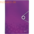 Leitz - Projektmappe Wow A4 PP 6 Fächer violett
