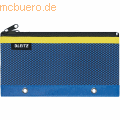 Leitz - Stiftemäppchen Urban Chic 2 Fächer 21x8,5cm blau