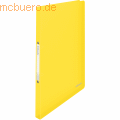 Esselte - Ringbuch Vivida A4 2 Ringe 16mm transluzent gelb