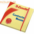 Esselte - Haftnotizen Contacta-Notes 75x75mm gelb 100 Blatt