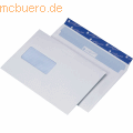 Mailmedia - Versandtaschen C5 haftklebend mit Fenster 100g/qm weiß VE=500 Stück