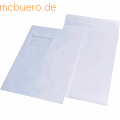 Mailmedia - Faltentaschen C4 mit Fenster 20mm Falte haftklebend 120g/qm weiß VE=100 Stück