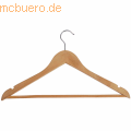 Alba - Kleiderbügel mit Hosensteg Holz VE=25 Stück