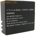Easypix - Akku für Easypix GoXtreme Impulse Li-Ion 3,7 Volt 1050 mAh schwarz