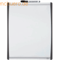Nobo - Weißwandtafel mit gewölbtem Rahmen Stahl magnetisch Aluminiumrahmen 280x355mm weiß
