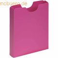 Pagna - Schulheftbox A4 dunkelrosa PP