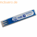 Pilot - Tintenroller Nachfüllmine Frixion Point 0,3mm VE=3 Stück blau