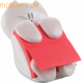 Post-it Z-Notes - Haftnotizspender für Super Sticky Z-Notes in Katzenform gefüllt 76x76mm weiß