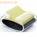 Post-it Z-Notes - Haftnotizspender für Super Sticky Z-Notes gefüllt schwarz/transparent