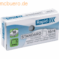 Rapid - Heftklammern Nr. 10 verzinkt VE=1000 Stück