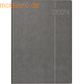 Rido - Buchkalender Conform 21x29,1cm 1 Tag/Seite Kunstleder grau 2024