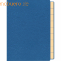 RNK - Briefmarkenmappe A5 blau 10 Fächer