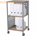 Rocada - Mehrzwecktrolley BxTxH 45x45x86cm buche/silber
