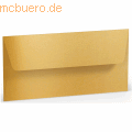 Paperado - Briefumschläge DL Nassklebung VE=5 Stück Gold