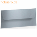 Paperado - Briefumschläge DL Nassklebung VE=5 Stück Silber