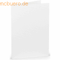 Paperado - Doppelkarte A6 hoch Weiß