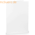 Paperado - Doppelkarte A5 hoch Weiß