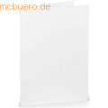 Paperado - Doppelkarte B6 hoch Weiß