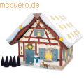 Roth - Räucherkerzen-Adventskalender 'Räucherhaus Winter' gefüllt