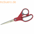Scotch - Komfort-Schere 20cm mit Komfortgriffen rot/grau