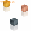 Sigel - SuperDym-Magnet C5 Cube  grau/kupfer/gold 11x11x11mm VE=3 Stück