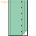 Sigel - Bonbuch 360 Abrisse 105x200mm 65g/qm grün selbstdurchschreibend 2x60 Blatt