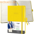Sigel - Wochenkalender Conceptum 2023 ca. A6 Hardcover 1 Woche/2 Seiten lemon yellow