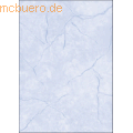Sigel - Designpapier Struktur A4 200g/qm Granit blau VE=50 Blatt