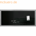 Sigel - Magnetboard Glas artverum 135x55cm schwarz