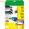 Sigel - Etiketten Inkjet/Laser Kopier 38x21,2mm VE=1625 Stück weiß