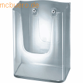 Sigel - Wand-Prospekthalter DIN lang mit 1 Fach glasklar incl. Schrauben und Dübeln VE=1 Stück
