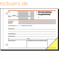 Sigel - Ausgabe-/Einnahmebeleg A6 quer 1. und 2. Blatt bedruckt selbstdurchschreibend 2x40 Blatt