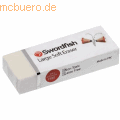 Swordfish - Radiergummi groß weich weiß